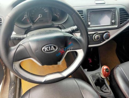 Cần bán lại xe Kia Morning năm 2014, màu nâu