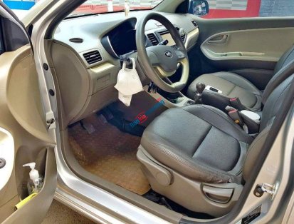 Bán xe Kia Morning EX 1.25MT sản xuất 2017, màu bạc chính chủ